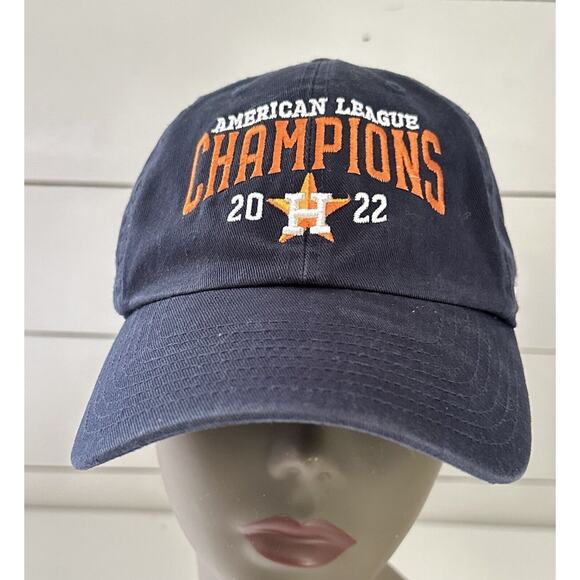 '47 Clean Up Houston Astros 2022 American League Champions Baseball Cap Hat - Picture 1 of 7